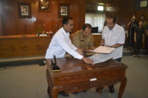 Penandatanganan MOU BNN Kabupaten Gianyar Dengan Pemerintah Kabupaten Gianyar