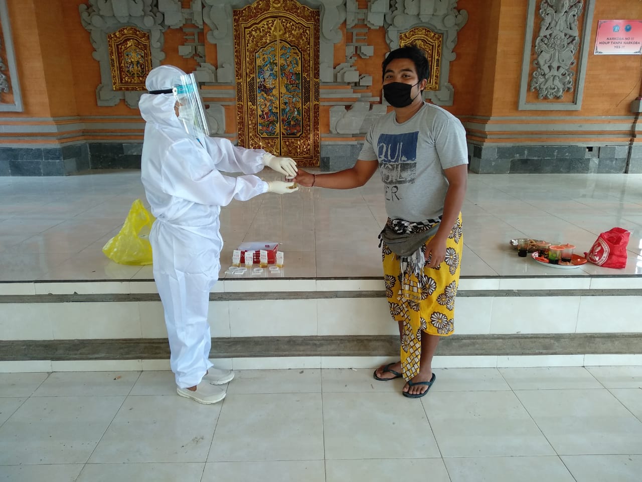 Tes Urine Calon Pengantin Desa Bukian Payangan