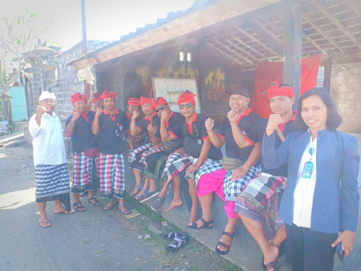 Kampanye STOP Narkoba Bersama Anggota Pecalang di Desa Sukawati