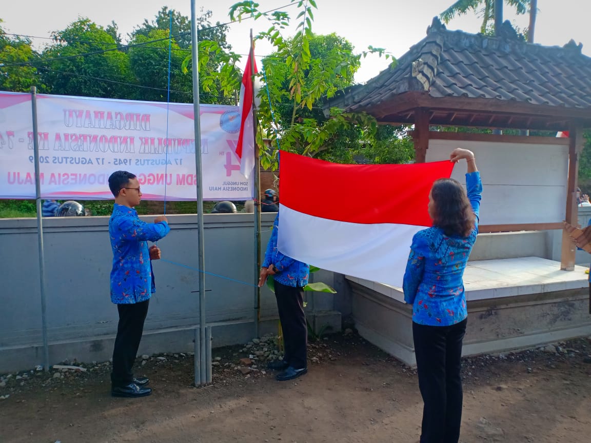 Upacara Bendera Peringatan Hari Ulang Tahun Kemerdekaan RI Ke 74 Tahun 2019