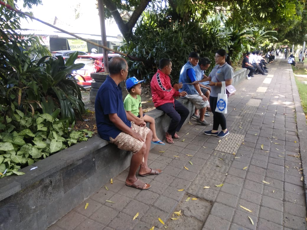 Kampanye P4GN di Lingkungan Kota Gianyar