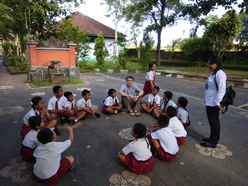 Sosialisasi dan Kampanye P4GN di SDN 1 Singapadu Kaler