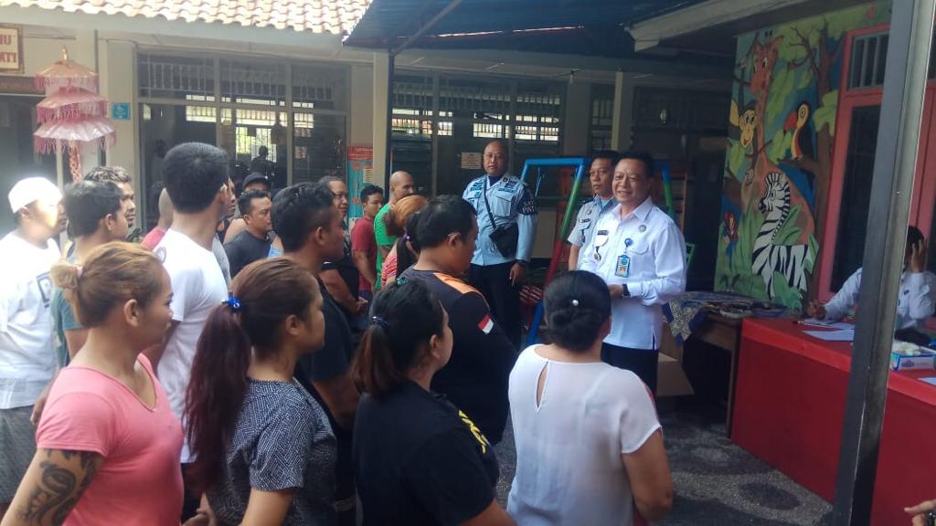 Tes Urine di Rumah Tahanan Klas II B Gianyar