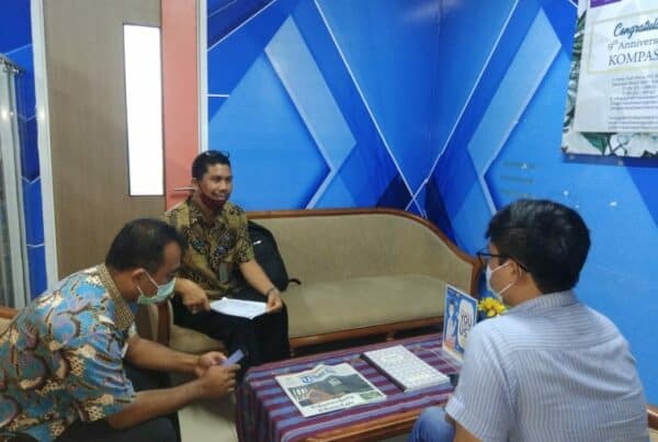 Koordinasi dalam rangka Kegiatan Informasi dan Edukasi melalui Pemanfaatan Media TV lokal.