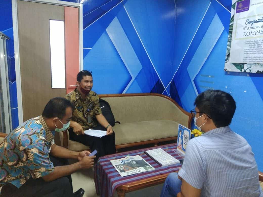 Koordinasi dalam rangka Kegiatan Informasi dan Edukasi melalui Pemanfaatan Media TV lokal.