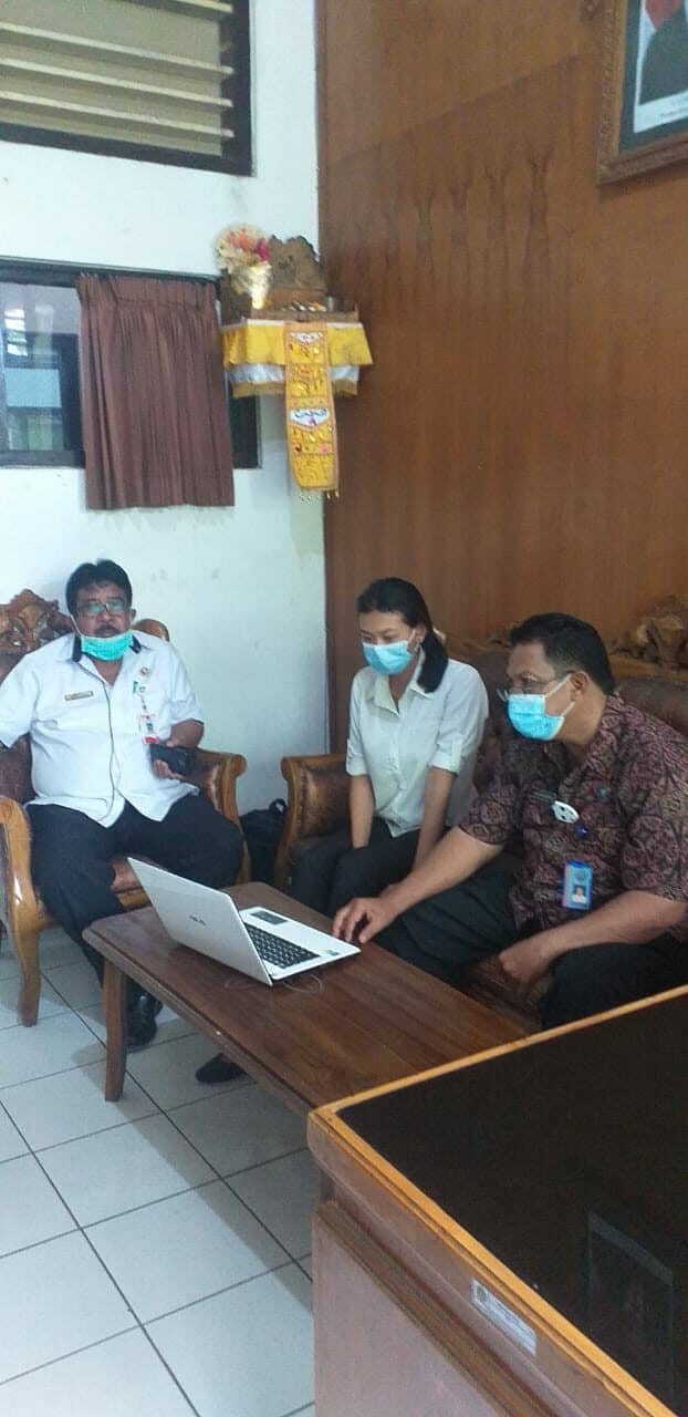 Koordinasi terkait Infut data inpres Operator Inpres. No.2 Th.2020-2024 pada OPD di lingkungan Pemkab. Gianyar