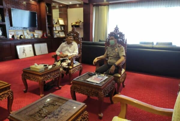 Kepala BNNK Gianyar melaksanakan kegiatan Audiensi dengan Bupati Gianyar
