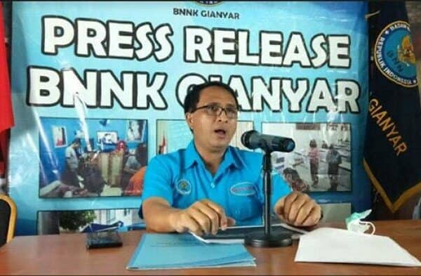 BNNK Gianyar melaksanakan kegiatan Press Release Akhir Tahun 2021