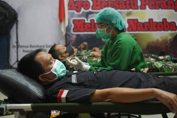 Kegiatan Donor Darah Dalam Rangka HUT BNN RI Ke-20