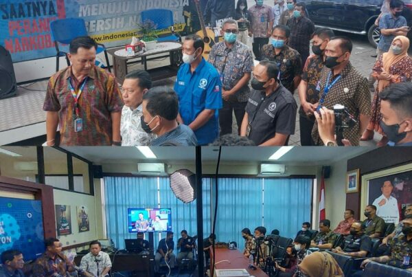 KUNJUNGAN KERJA SEKRETARIS UTAMA BNN RI ke BNN Prov BALI