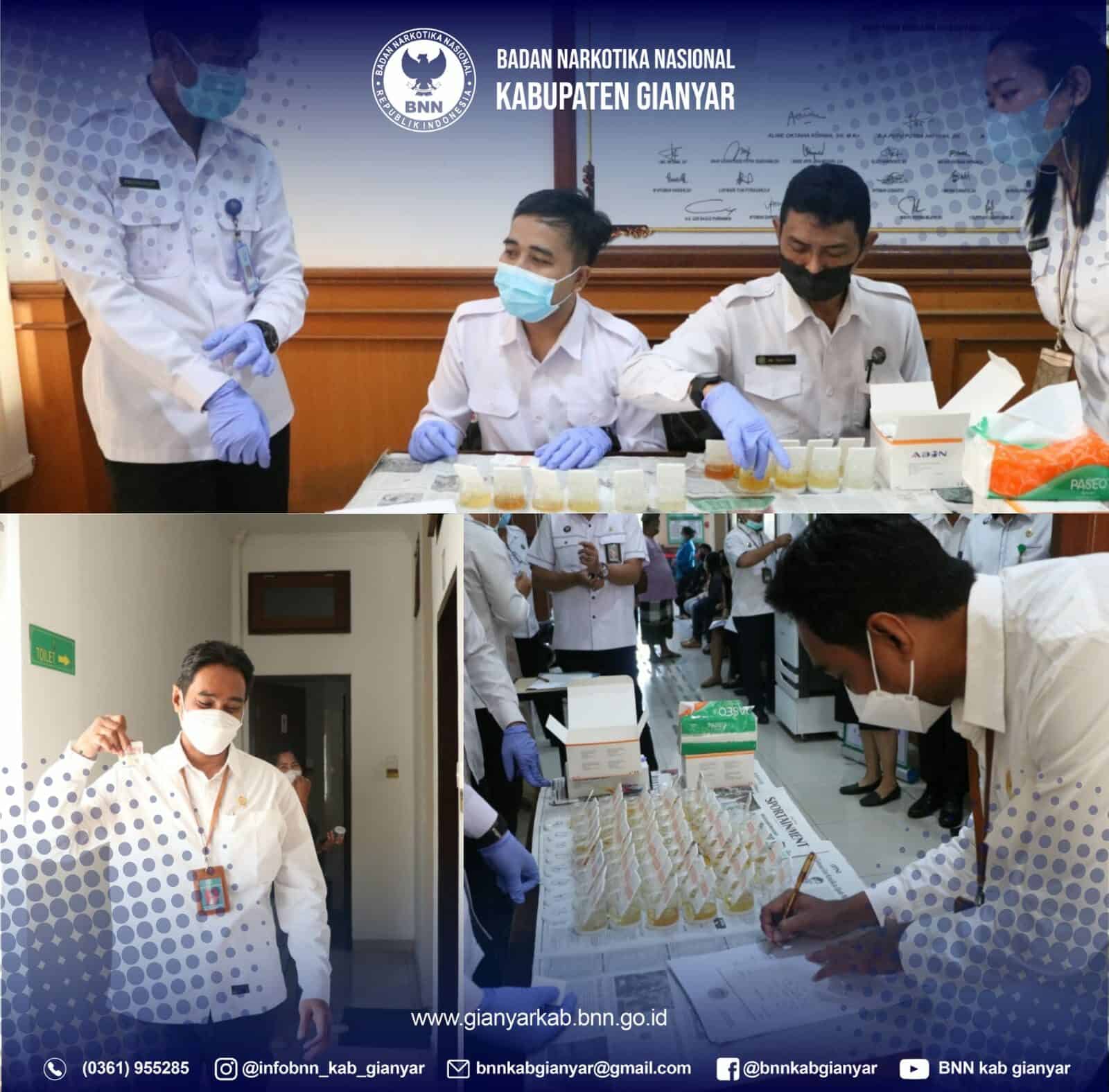 Pemberdayaan Masyarakat Anti Narkoba melalui Test Urine di Instansi Pemerintah