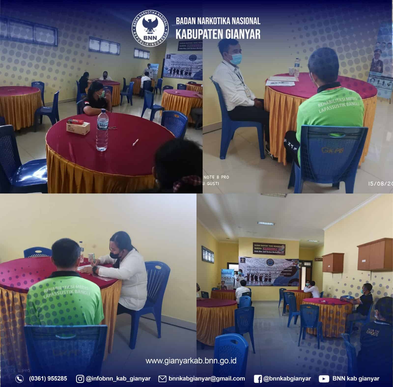 Pelaksanaan Asesment Kepada Warga Binaan Permasyarakatan Dalam Rangka Program Rehabilitasi Narkotika di Lapastik Klas IIA Bangli