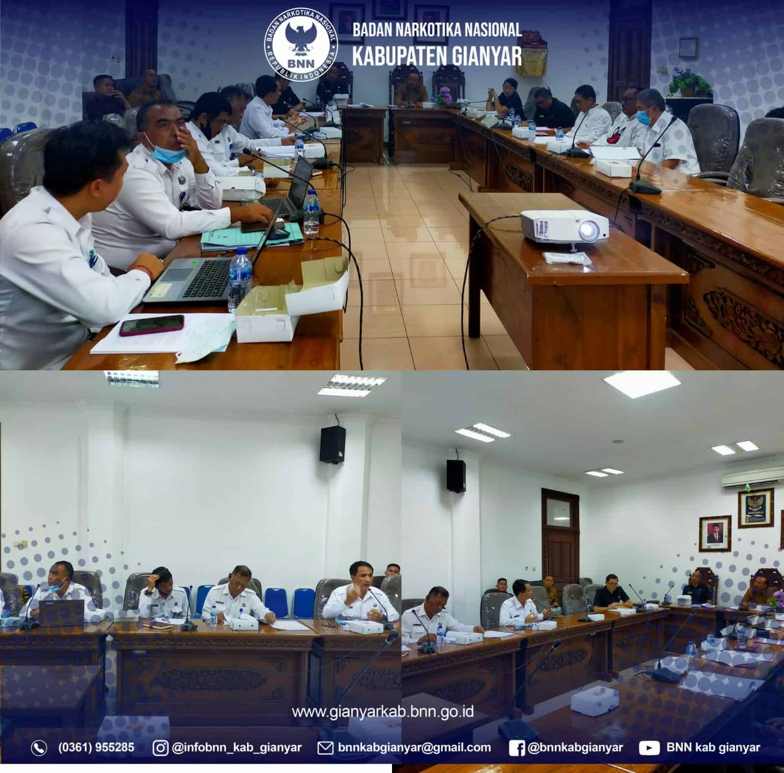 Rapat Pembahasan Raperda Inisiatif DPRD Kab. Gianyar tentang P4GN