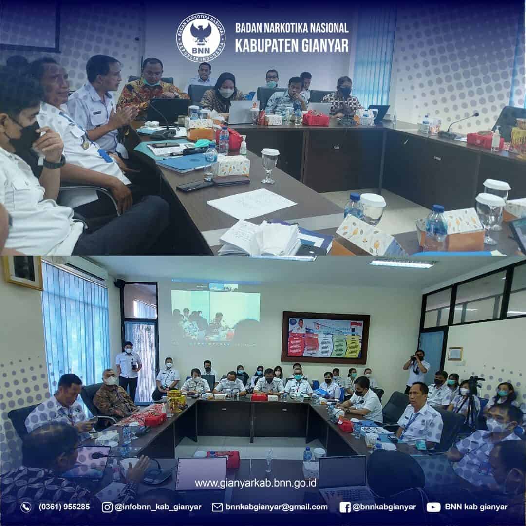 Rapat Bersama Terkait Dengan Undangan Reviu Renstra BNN Tahun 2020-2024 dan Road Map Zona Reformasi Birokrasi 2020-2024