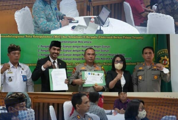 Penandatanganan MoU dan Sosialisasi e-Berpadu dan peluncuran layanan SI-FIRAL