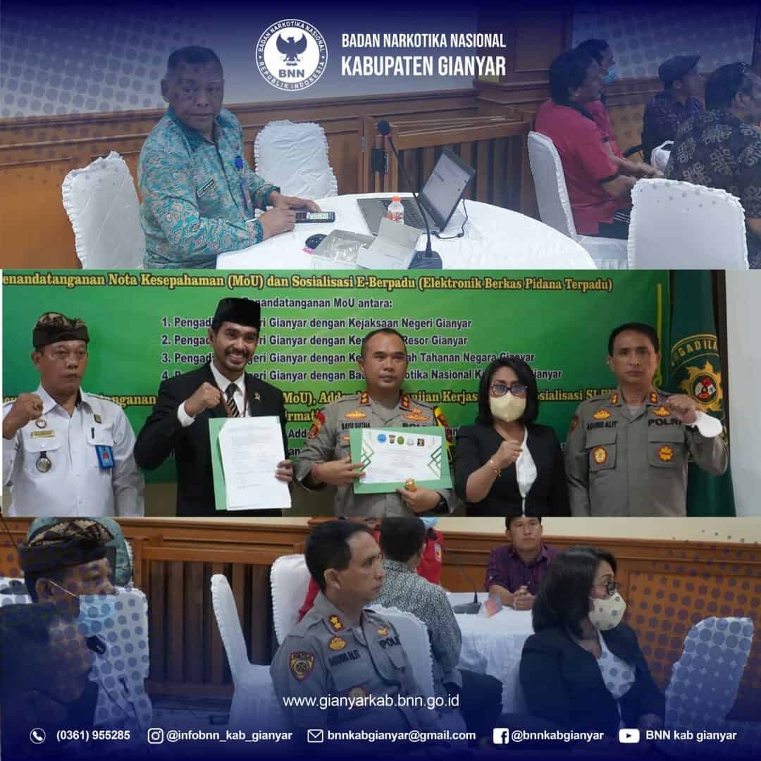 Penandatanganan MoU dan Sosialisasi e-Berpadu dan peluncuran layanan SI-FIRAL