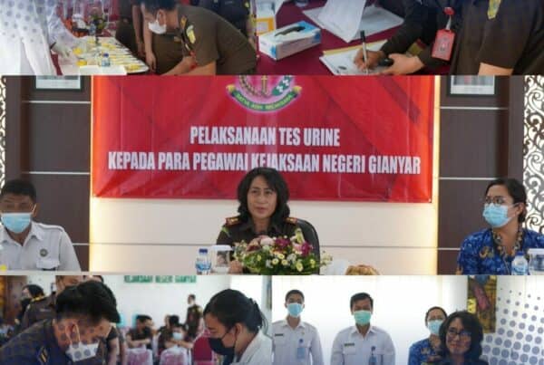 Pemberdayaan Masyarakat Anti Narkoba Melalui Test Urine di Kantor Kejaksaan Negeri Gianyar