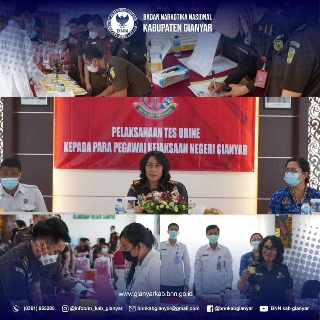 Pemberdayaan Masyarakat Anti Narkoba Melalui Test Urine di Kantor Kejaksaan Negeri Gianyar