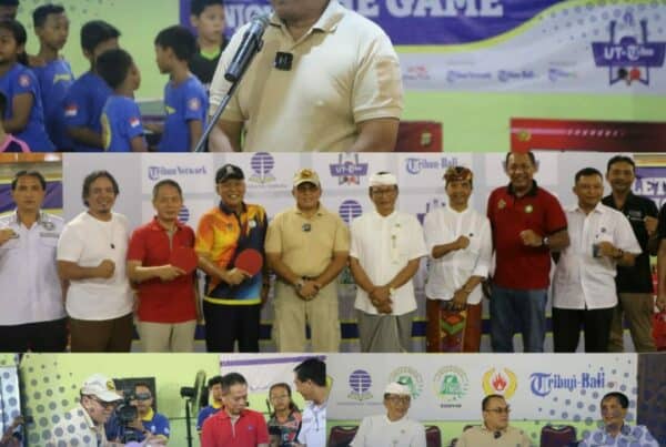 Pembukaan UT – Tribun Bali Table Tennis Championship 2022