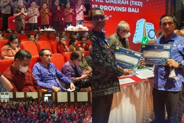 Penyerahan DIPA dan TKD T.A 2023 lingkup Provinsi Bali oleh Gubernur Bali