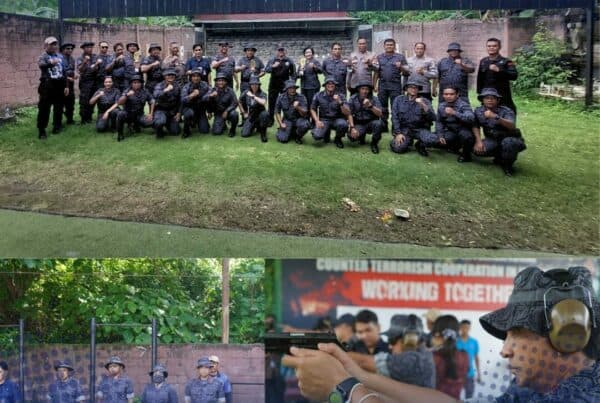Latihan Menembak Bersama BNNP Bali dan BNNK jajaran