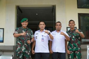 Audiensi Batalyon Zeni Tempur 18/YKR ke BNN Kab. Gianyar