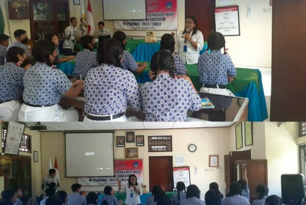 Pembekalan Pengurus OSIS periode 2023/2024 SMPN 2 Blahbatuh