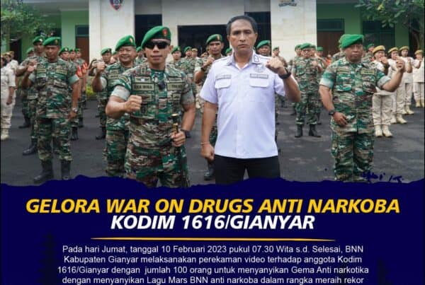 Gelora Gemma War On Drugs Anti Narkotika