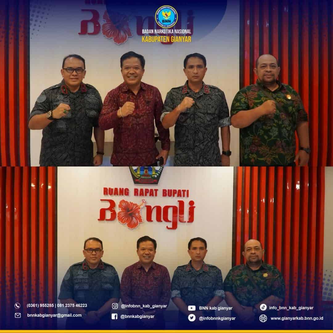 Audiensi BNNP Bali dan BNNK Gianyar Dengan Bupati Bangli