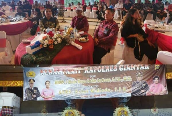 Acara Kenal Pamit Kapolres Gianyar