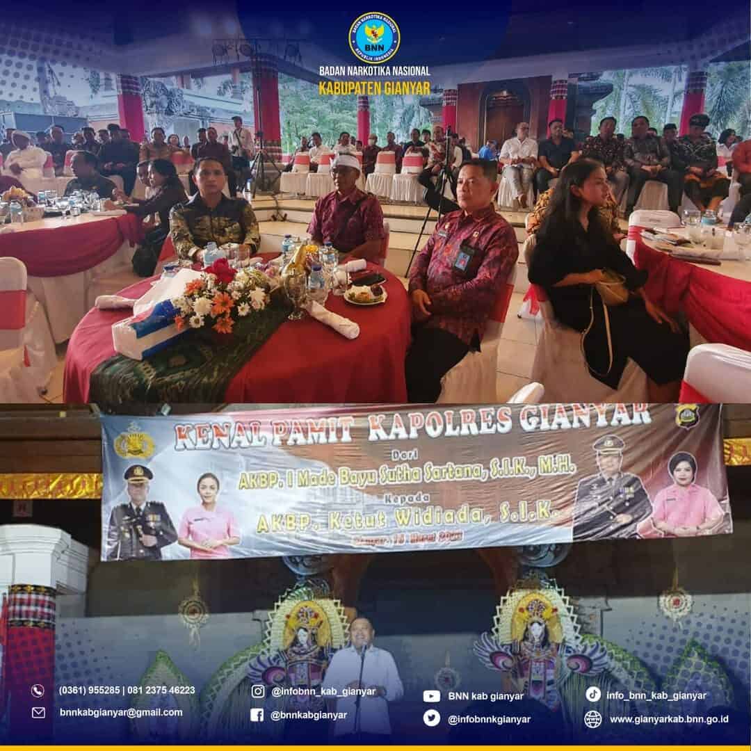 Acara Kenal Pamit Kapolres Gianyar