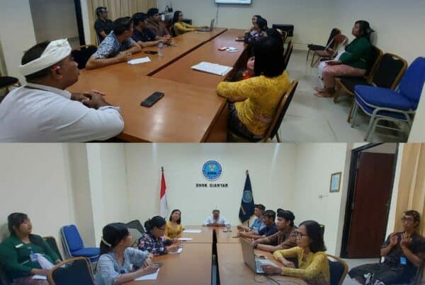 Rapat Kemajuan Bulan Maret Triwulan I BNNK Gianyar