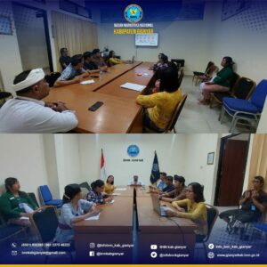 Rapat Kemajuan Bulan Maret Triwulan I BNNK Gianyar