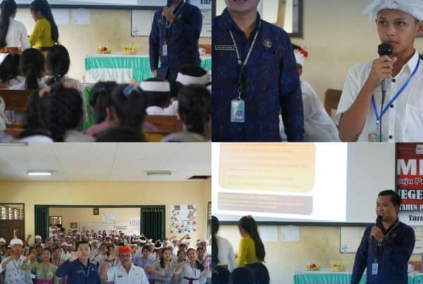 Sosialisasi P4GN dalam rangka MPLS di SMP N 4 Tegallalang