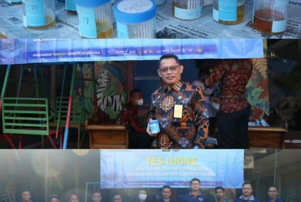 Pemberdayaan Masyarakat Anti Narkoba melalui Test Urine di Rumah Tahanan Kelas IIB Gianyar