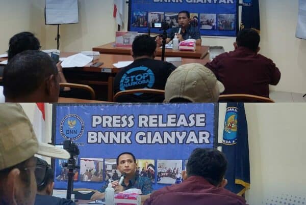 Press Release Kegiatan BNNK Gianyar Semester I Tahun 2023