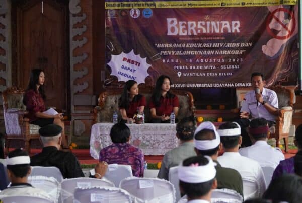 Sosial dalam rangka KKN PPM periode XXVII Universitas Udayana