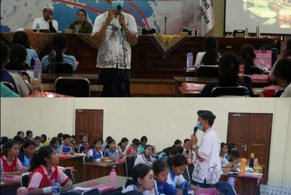 Sosialisasi P4GN pada Kegiatan Pendidikan dan Latihan Satuan Inti X PMR-PMI Kabupaten Gianyar