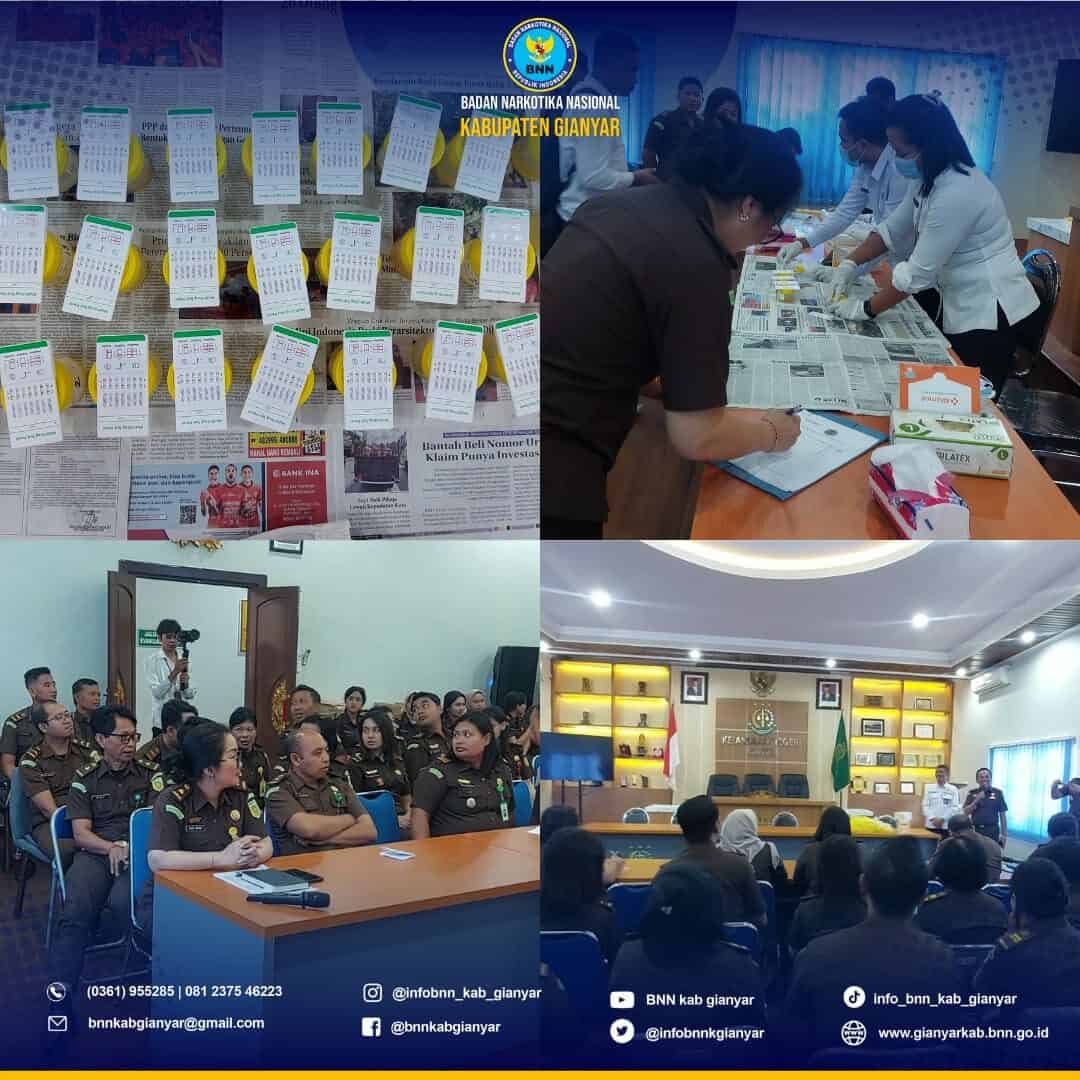 Pemberdayaan Masyarakat Anti Narkoba Melalui Test Urine di Kejaksaan Negeri Bangli
