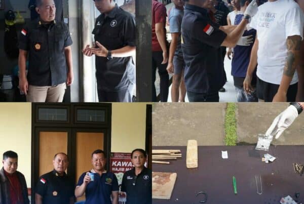 Extraordinary P4GN berupa Penggeledahan dan Test Urine Pada Lapas Narkotika Kelas IIA Bangli