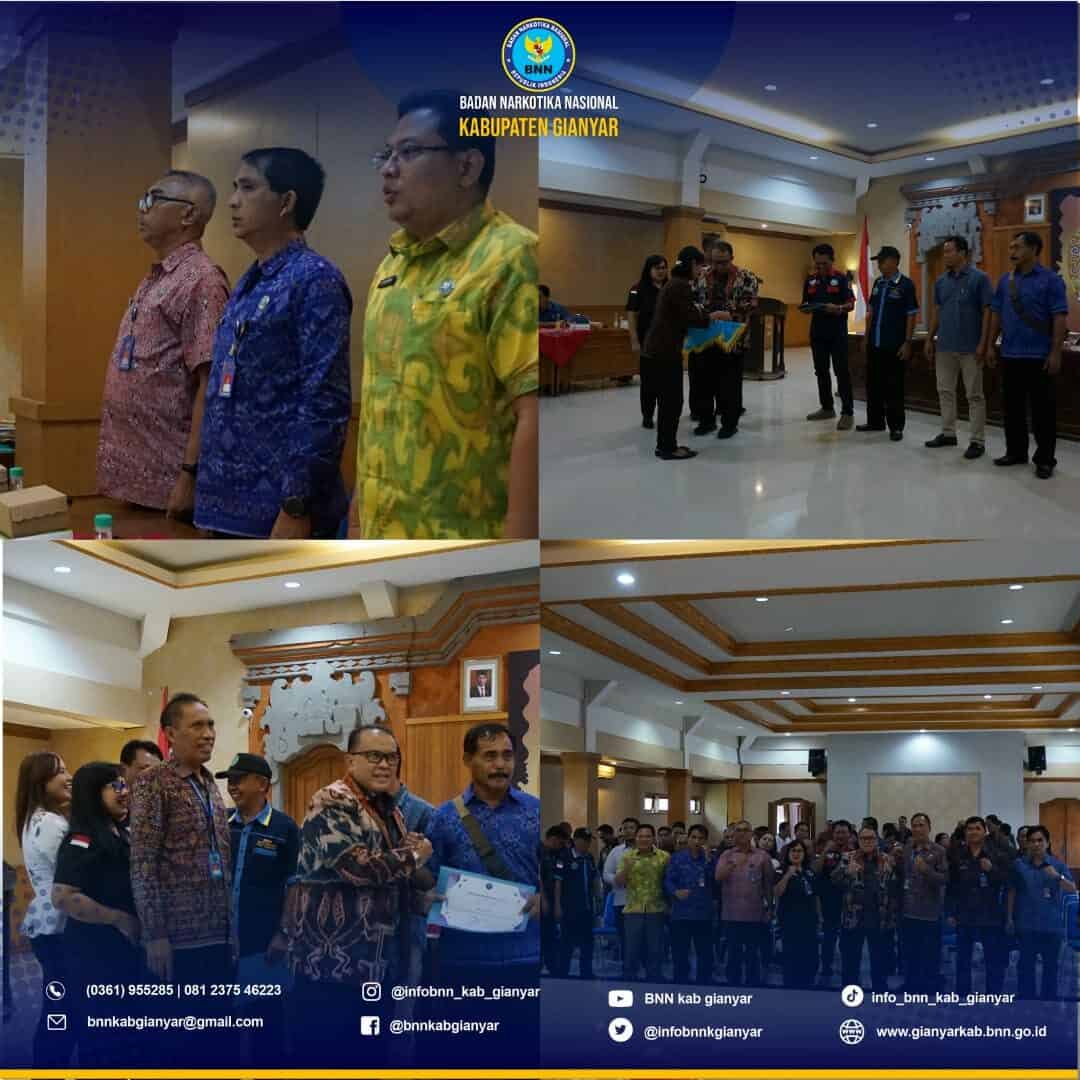 Rapat Koordisasi Antara Kepala BNN Provinsi Bali Dengan Para Kepala Desa Dan Koordinator IBM