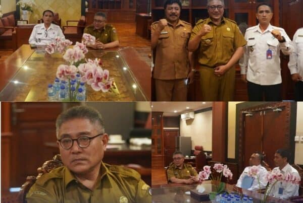 Audiensi Kepala BNN Kab. Gianyar dengan PJ Bupati Gianyar