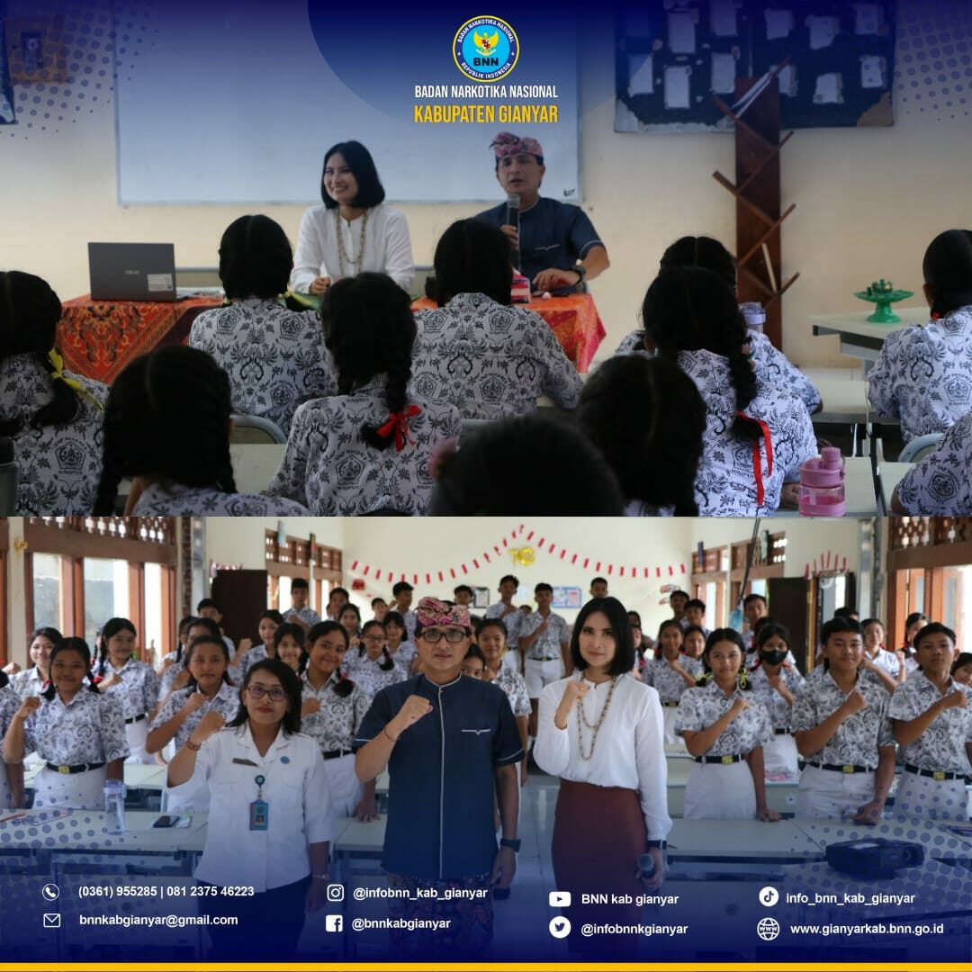 Bimtek Anti Perundungan, Anti Kekerasan Seksual, Anti Narkoba dan Sekolah Ramah Anak SMP N 5 Sukawati