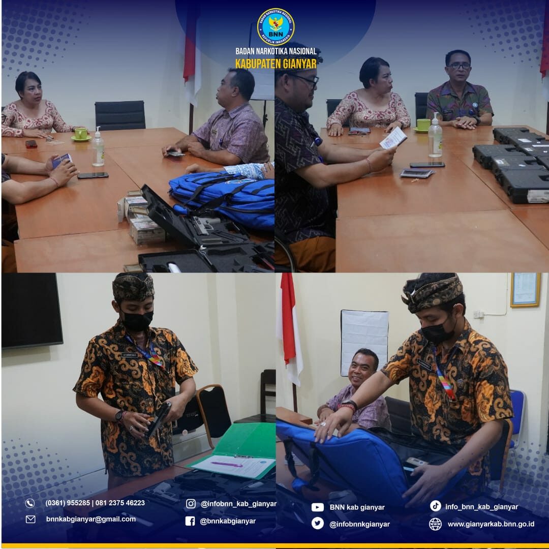 Evaluasi dan Monitoring Senjata Api di Lingkungan BNN Kabupaten Gianyar