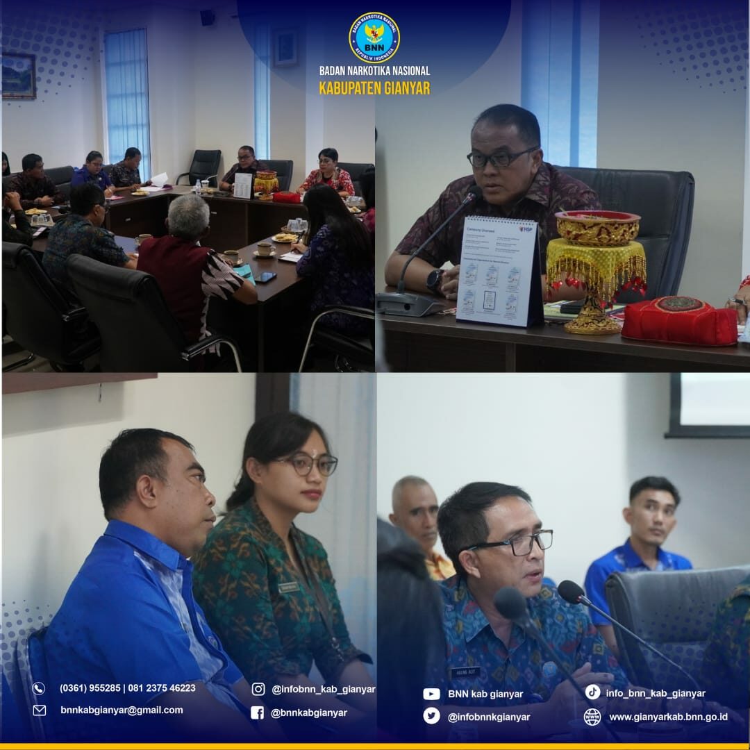 Rapat Anev Tahun 2023 BNN Provinsi Bali dan Jajaran