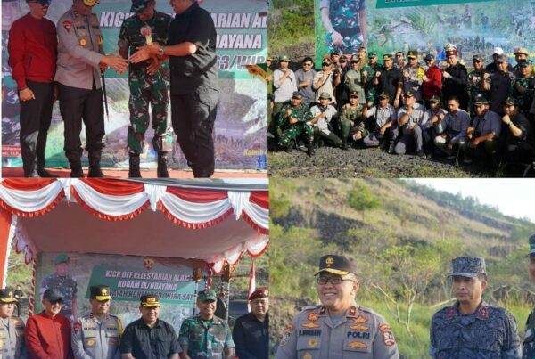 Mendampingi Kepala BNN Provinsi Bali dalam Mendukung Pelaksanaan Kick Off Pelestarian Alam di Wilayah Kodim Korem 163/Wira Satya