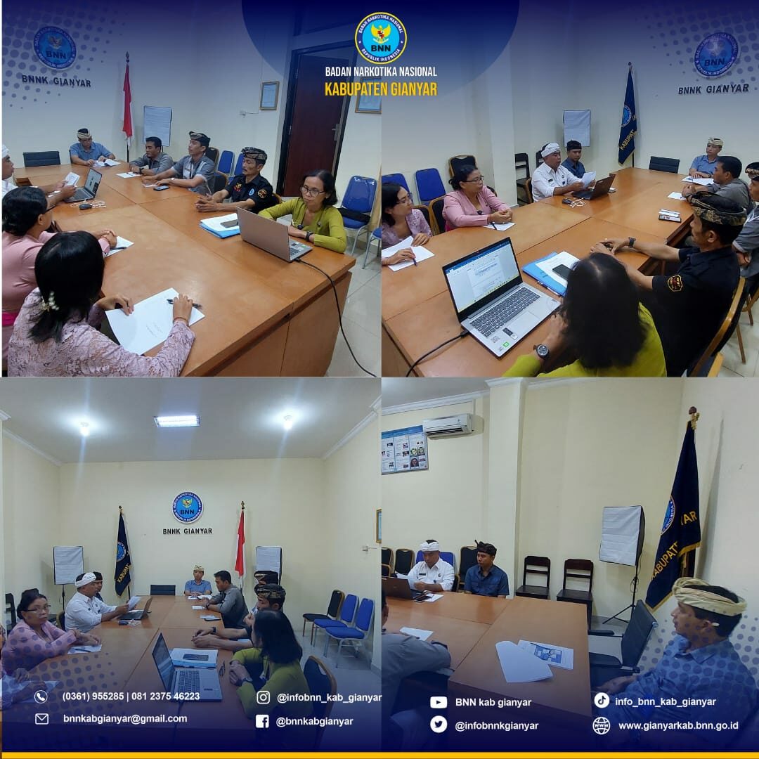 Rapat Penyusunan (LKIP) Satuan Kerja BNNK Gianyar