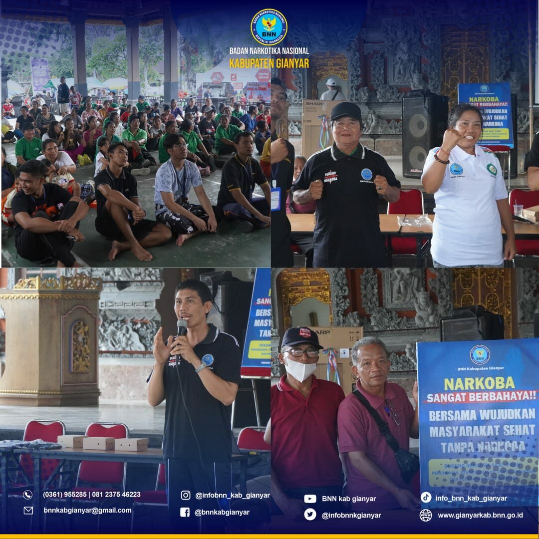 Sosialisasi Pencegahan Penyalahgunaan Narkotika P4GN di Desa Suwat Gianyar