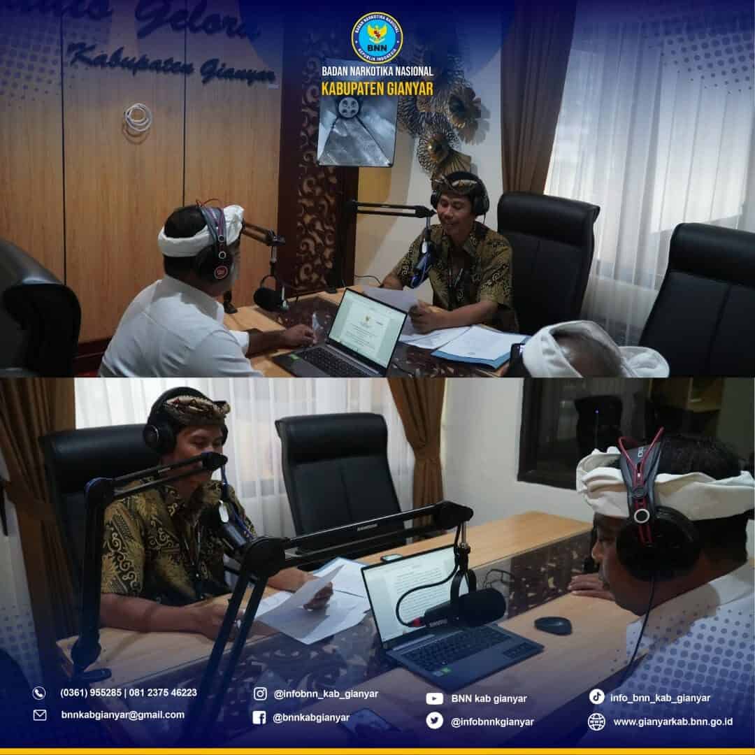 Dialog Interaktif dalam kegiatan Suluh Gianyar Tetkait perkembangan Narkotika dan pembangunan Zona Integritas (ZI) di BNNK Gianyar