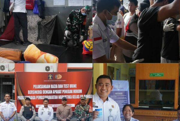 Penggeledahan dan Test Urine Pada Lapas Narkotika Kelas IIA Bangli